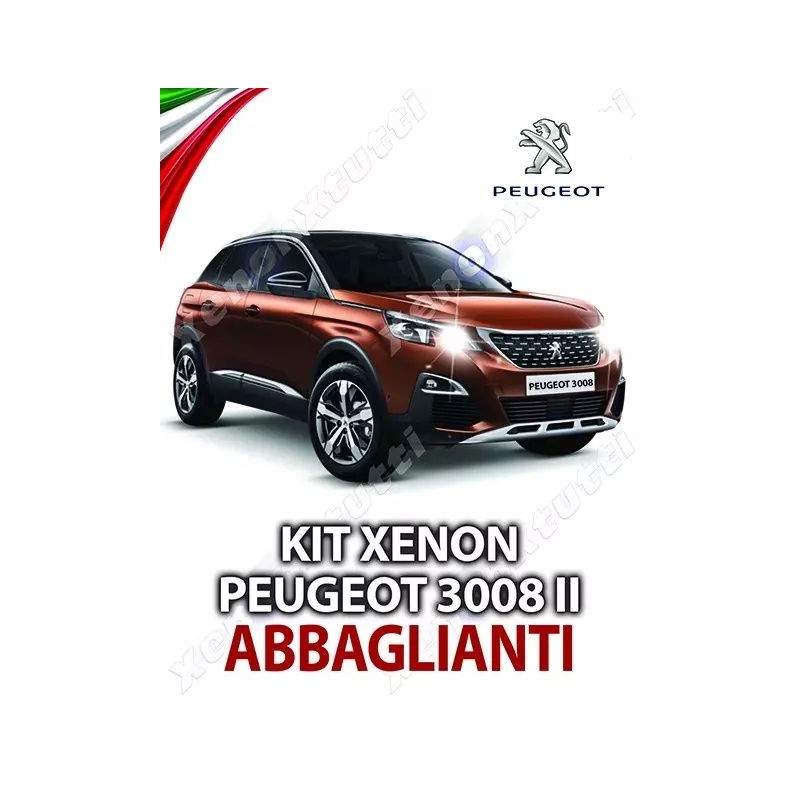 kit Lampade Xenon Abbaglianti H7 per PEUGEOT 3008 II (2016 in poi) con tecnologia CANBUS