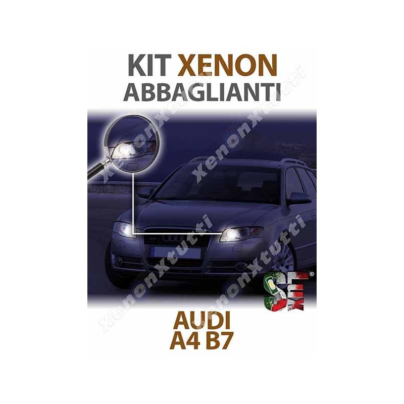 KIT XENON ABBAGLIANTI AUDI A4 B7