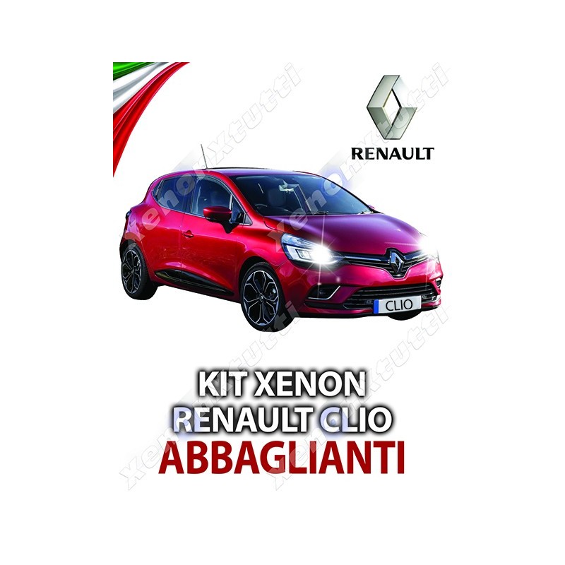 KIT XENON ABBAGLIANTI RENAULT CLIO SPECIFICO