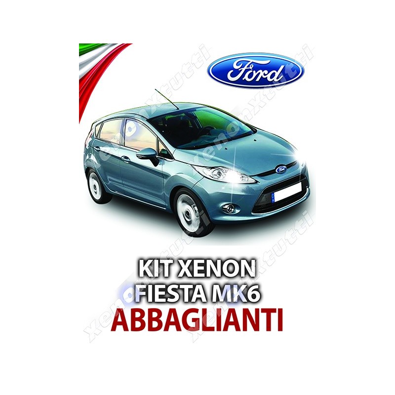 KIT XENON ABBAGLIANTI FORD FIESTA MK6 SPECIFICO