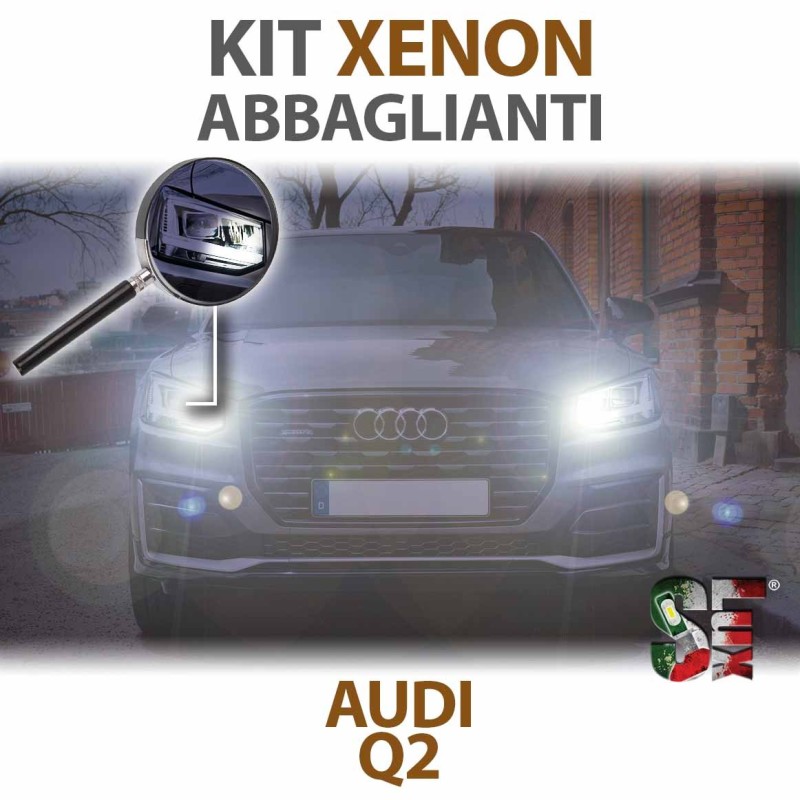 KIT XENON ABBAGLIANTI per AUDI Q2 specifico CANBUS