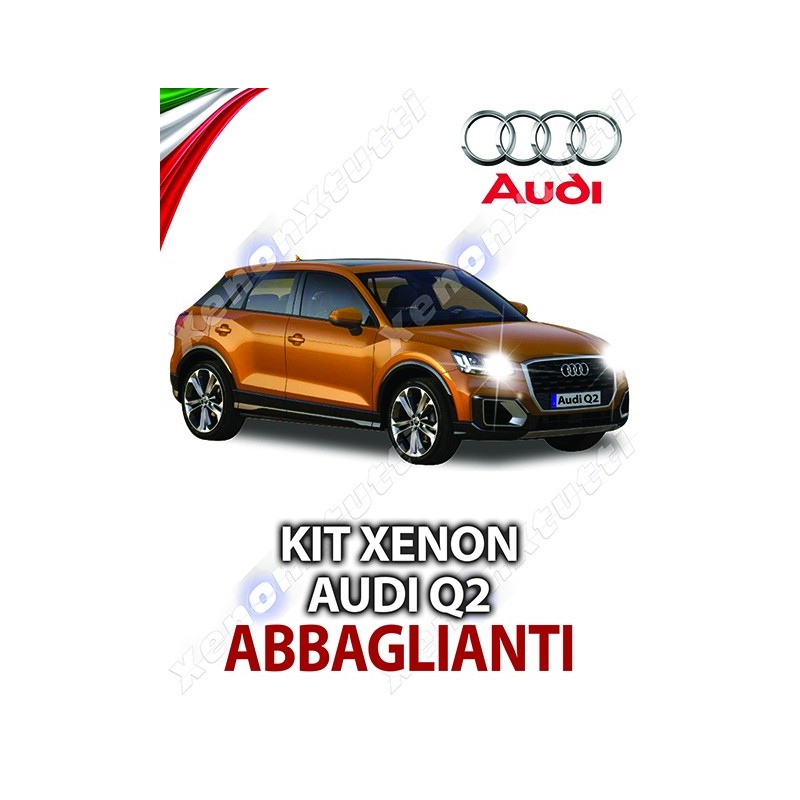KIT XENON ABBAGLIANTI per AUDI Q2 specifico serie TOP