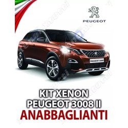 Lampade Xenon Anabbaglianti H7 per PEUGEOT 3008 II (2016 in poi) con tecnologia CANBUS - 35 WATT - 6000K - HB3 9005