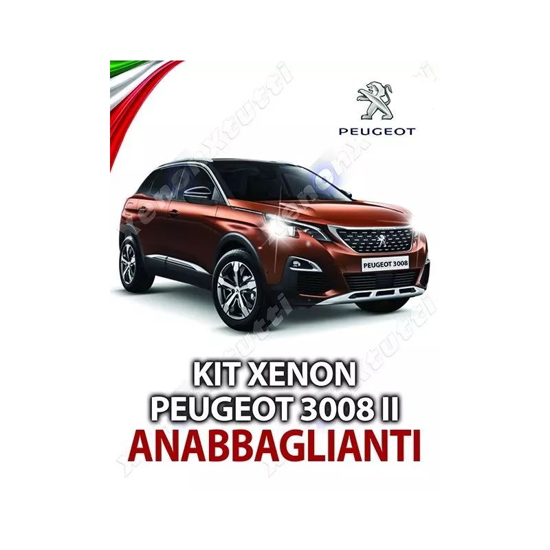 kit Lampade Xenon Anabbaglianti H7 per PEUGEOT 3008 II (2016 in poi) con tecnologia CANBUS