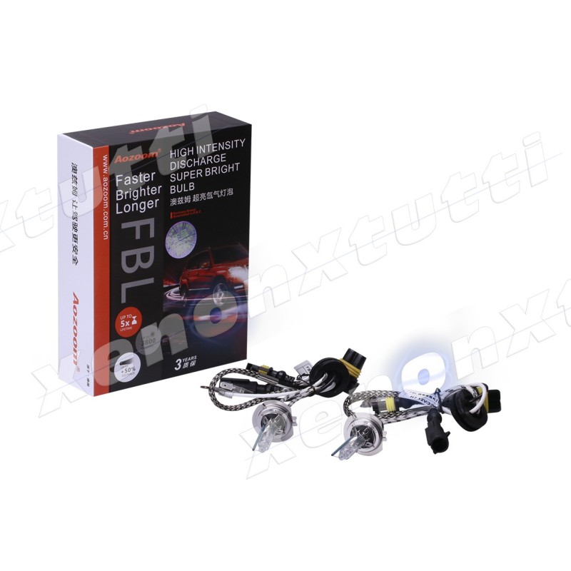 AOZOOM COPPIA LAMPADA FAST BRIGHT INTERNATIONAL XENON METAL