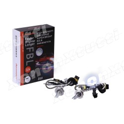 Aozoom Pair of Fbl Xenon Metal Lamps H7 H1 H11 H8 H9 Hb3 Hb4 Hir2 - 5500K - H7