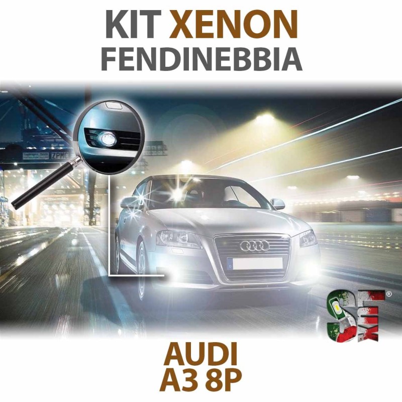 Lampade Xenon Fendinebbia H11 per AUDI A3 - 8P 8PA (2003 - 2013) con tecnologia CANBUS