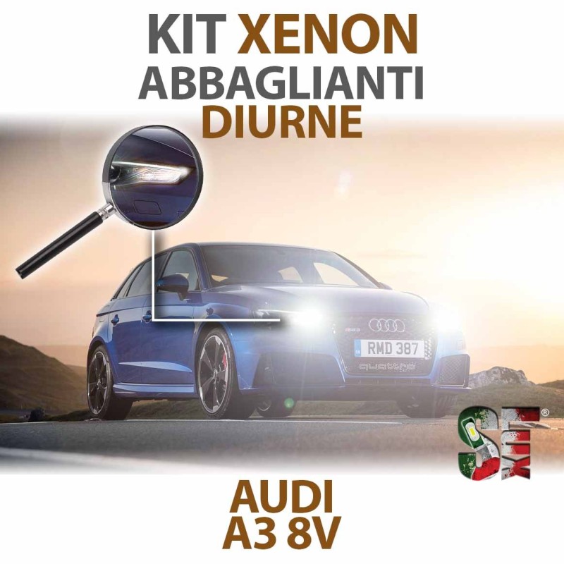 KIT XENON FENDINEBBIA AUDI A3 8V serie top CANBUS