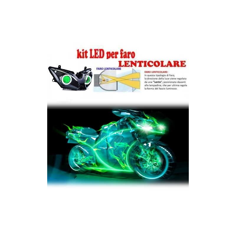 KIT FULL LED DEFINITIVO PER LENTICOLARE 17000LM per moto