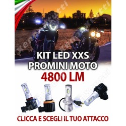 KIT XXS-PRO MINI LED ULTRACOMPATTO MOTO - 9600LM XXS-PRO - H7