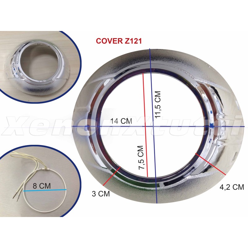 Proiettore HID Bi-Xenon Lenticolare - Mini H1 h7 h4- Retrofit Top Quality