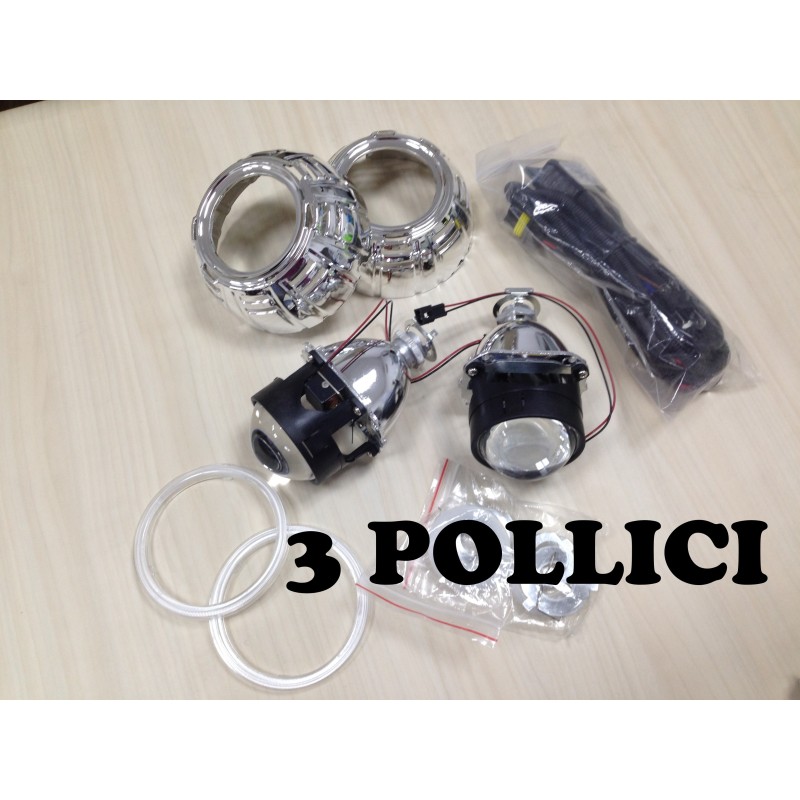 Proyector HID lenticular bixenón de 3 pulgadas - Mini H1 h7 h4 - Retroadaptación de alta calidad