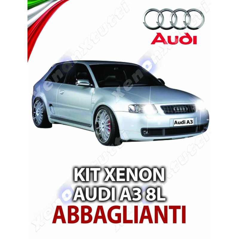 KIT XENON ABBAGLIANTI AUDI A3 8L