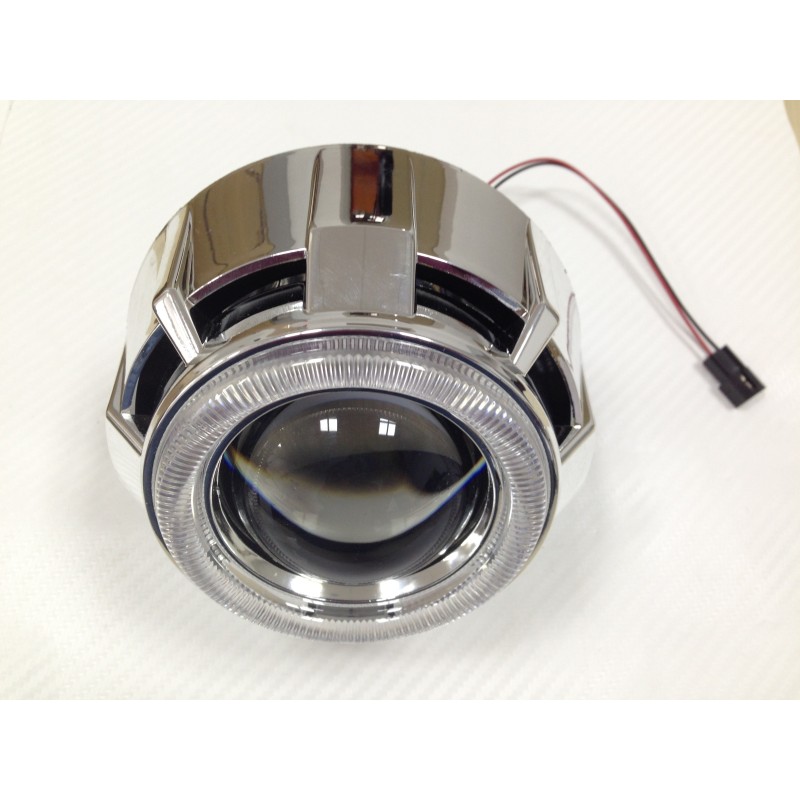 KIT FAROS LENTICULARES XENÓN BIXENÓN OJO DE ÁNGEL H1 H7 H4
