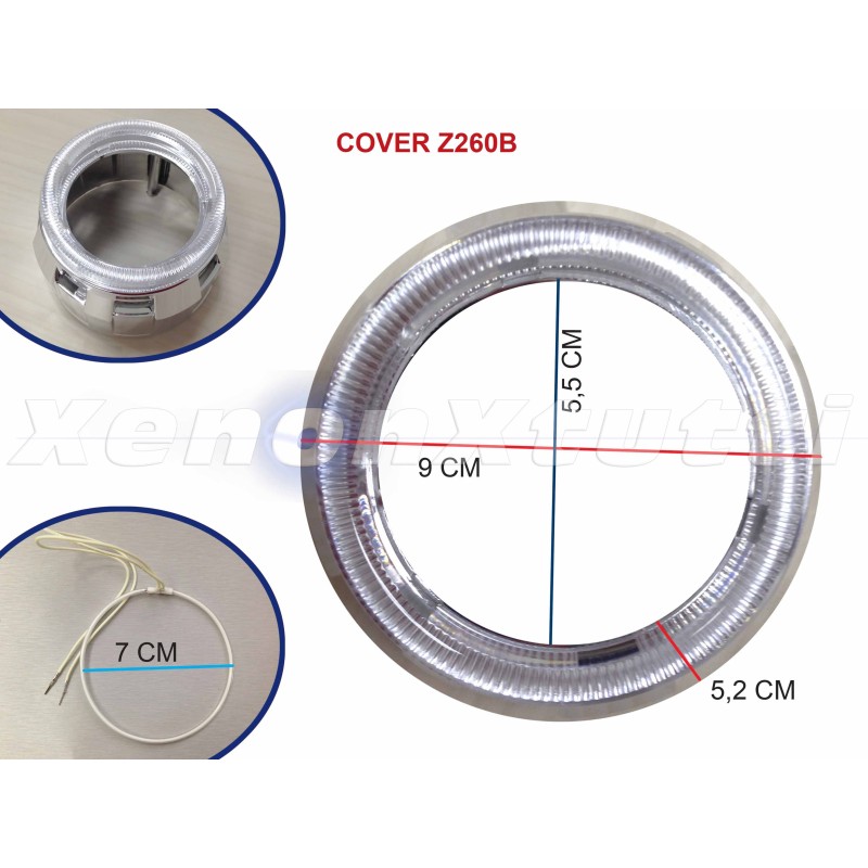 Proiettore HID Bi-Xenon Lenticolare - Mini H1 h7 h4- Retrofit Top Quality
