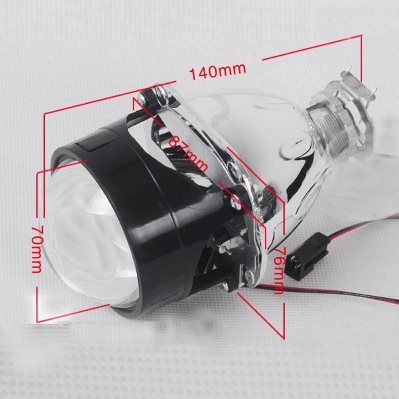 KIT FAROS LENTICULARES XENÓN BIXENÓN OJO DE ÁNGEL H1 H7 H4