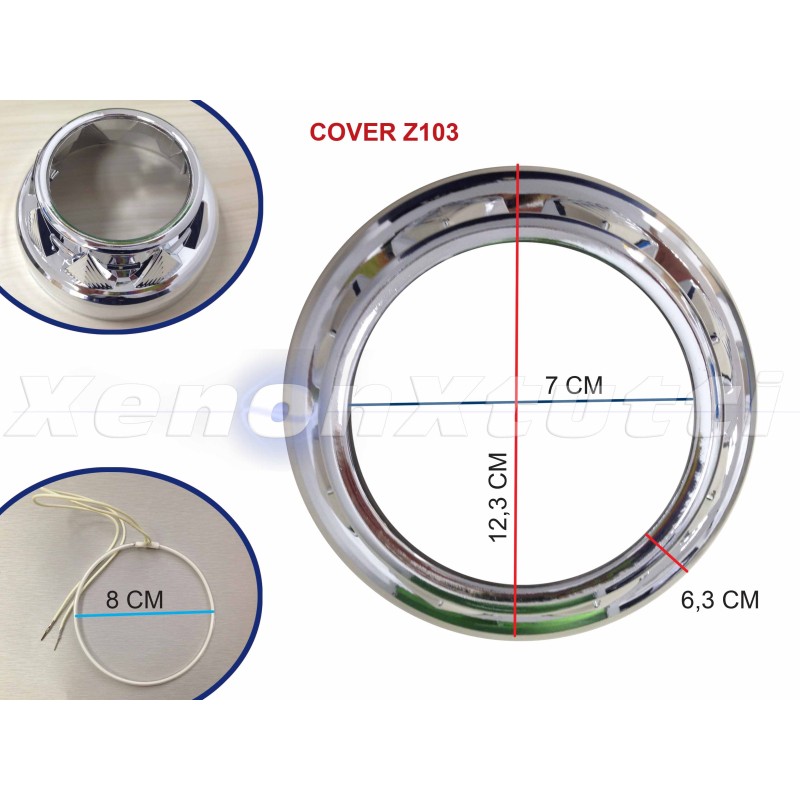 Proyector lenticular HID Bi-Xenon - Mini H1 h7 h4 - Retroadaptación de alta calidad