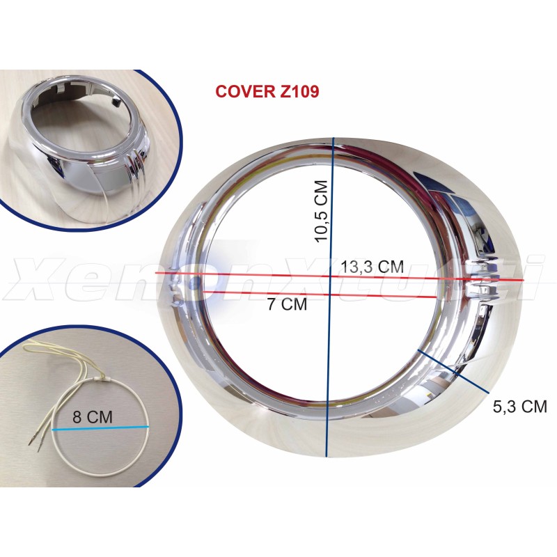 Proyector lenticular HID Bi-Xenon - Mini H1 h7 h4 - Retroadaptación de alta calidad