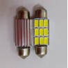 PAR DE LED FESTOON / TORPEDO 9 LED 5630 CANBUS