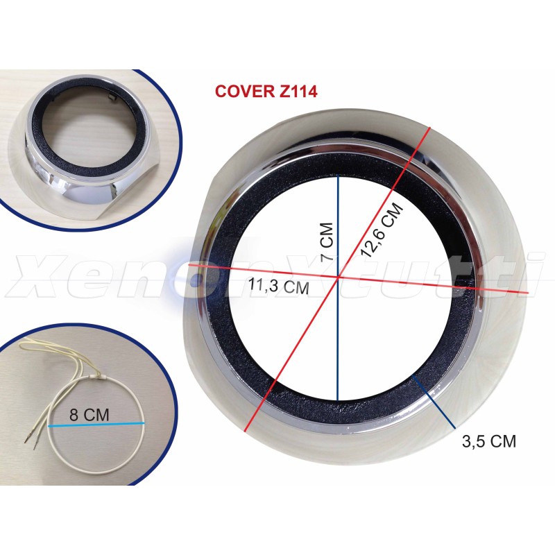 Proiettore HID Bi-Xenon Lenticolare - Mini H1 h7 h4- Retrofit Top Quality