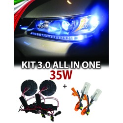 KIT XENON ALL IN ONE ULTRA SLIM AUTO 35W AC - 5000K - H10