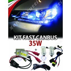 KIT XENON FAST CANBUS AUTO 35W AC+ SuperLux 2 ANNI DI GARANZIA - 6000K - H7