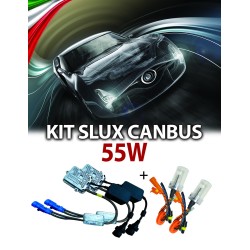 KIT XENON SLUX CANBUS AUTO 55W AC + FAST BULB 2 ANNI DI GARANZIA - 5000K - H3