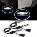 Proiettore Logo LED CHEVROLET Corvette C7 per Portiera Connessioni Plug & Play