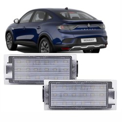 LAMPADE LED LUCI TARGA per RENAULT Arkana specifico serie TOP CANBUS