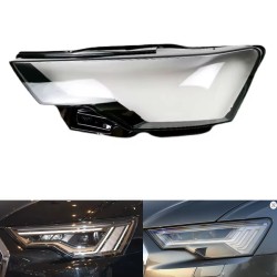 Policarbonato Faro Sinistro Audi A6 C8 Vetro Lente Copertura Plexiglass