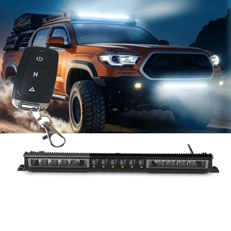 Barra LED 22 Pollici con Telecomando da 90W Anabbagliante Abbagliante Posizione Omologata ECE R148 R149 ECE R10