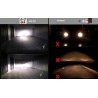Bombillas LED para lentes lenticulares H7 sin sombras profundas.