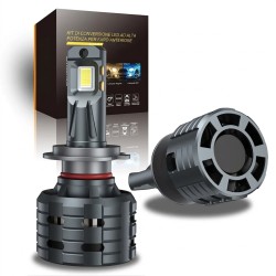 Lampade Led H7 100W 20.000LM COPPER 6500K Lenticolare e Parabola Altissima Potenza