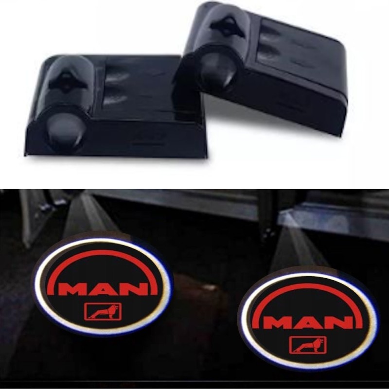Generic MAN Door Logo Projector Photo Courtesy Light Gost Lights