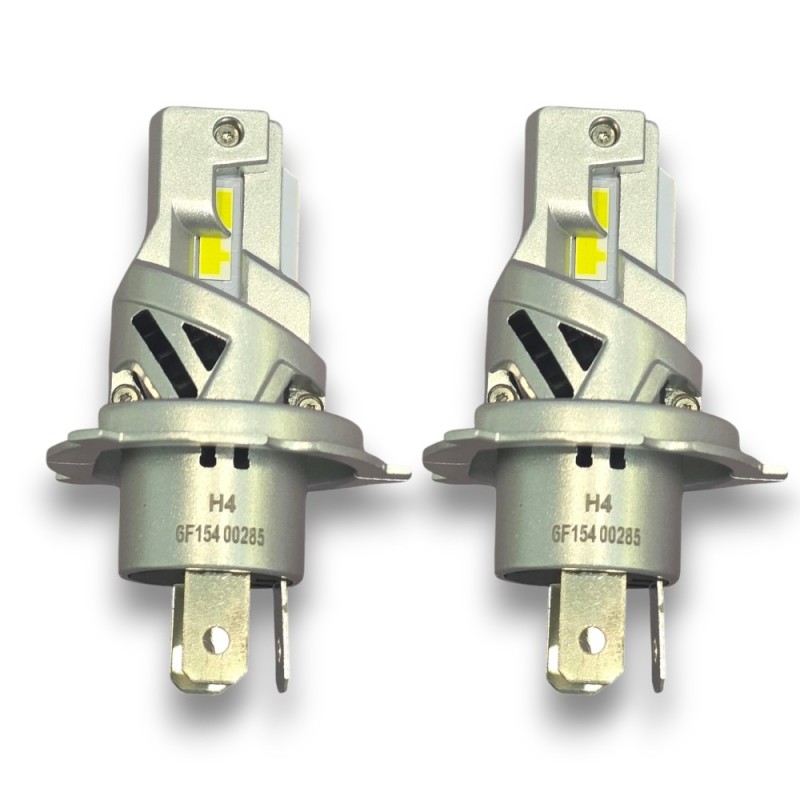 Lampade Led H4 Dual Vision 35W Stessa Dimensione Originale Canbus 6000k Anabbagliante Abbagliante