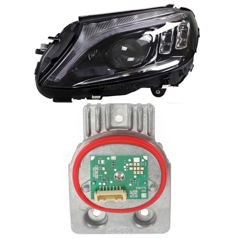 Faro Luci Modulo A2059067904 Led A2059060001 212.460-00 6A Indicatori di Direzione e DRL Mercedes Classe C W205 Sinistro