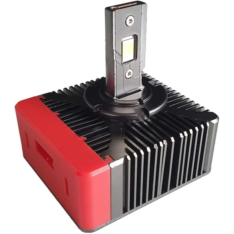 Connection of D5S 45W pk32d-7 LED lamps for Lenticular Low Beam High Beam 6000k