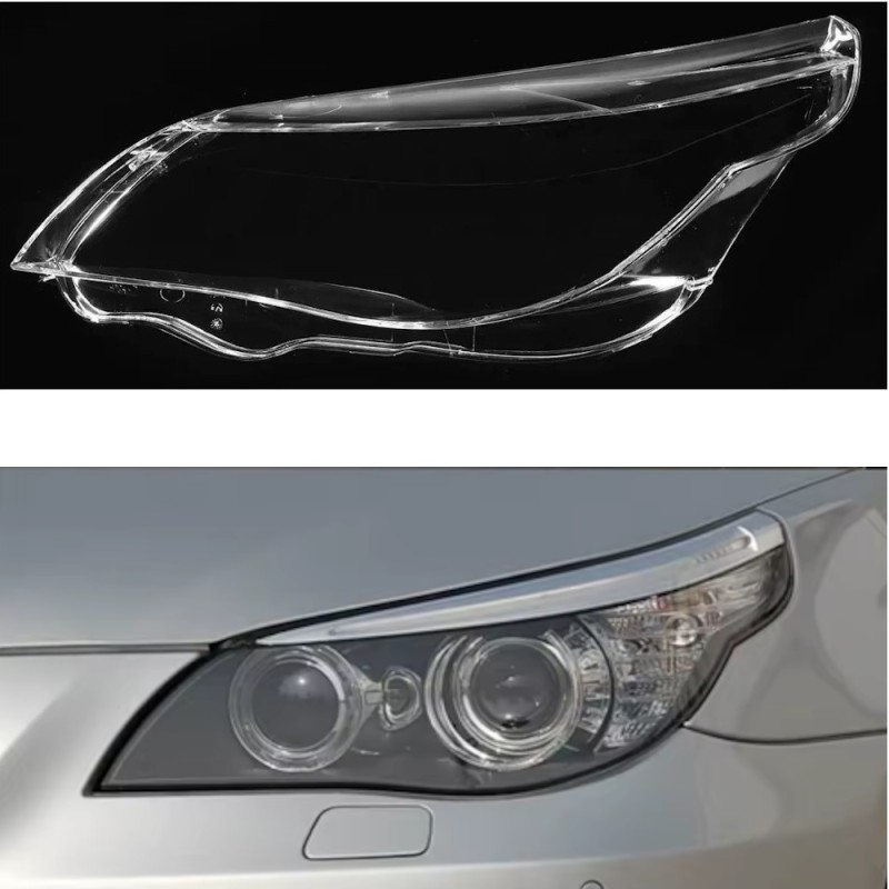 Policarbonato Faro Sinistro BMW Serie 5 E60 E61 dal 2008 in Poi Vetro Lente Copertura Plexiglass