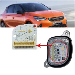 LED Module 90195126 Right Opel Corsa F B144482-C DRL Turn Signal ECU