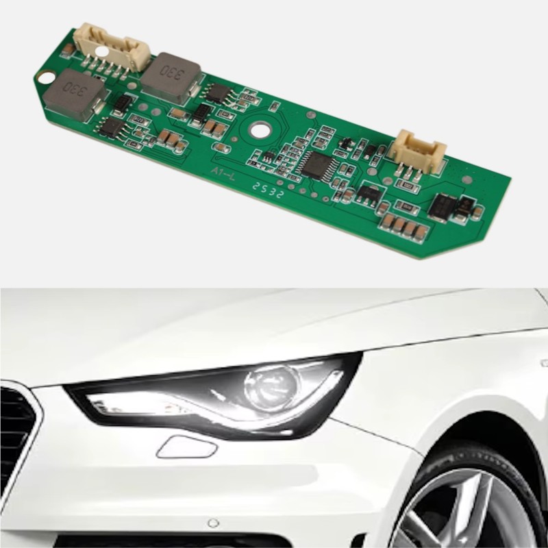 Audi A1 8X0907472 Left Front DRL Daytime Running Lights LED Headlight Modules