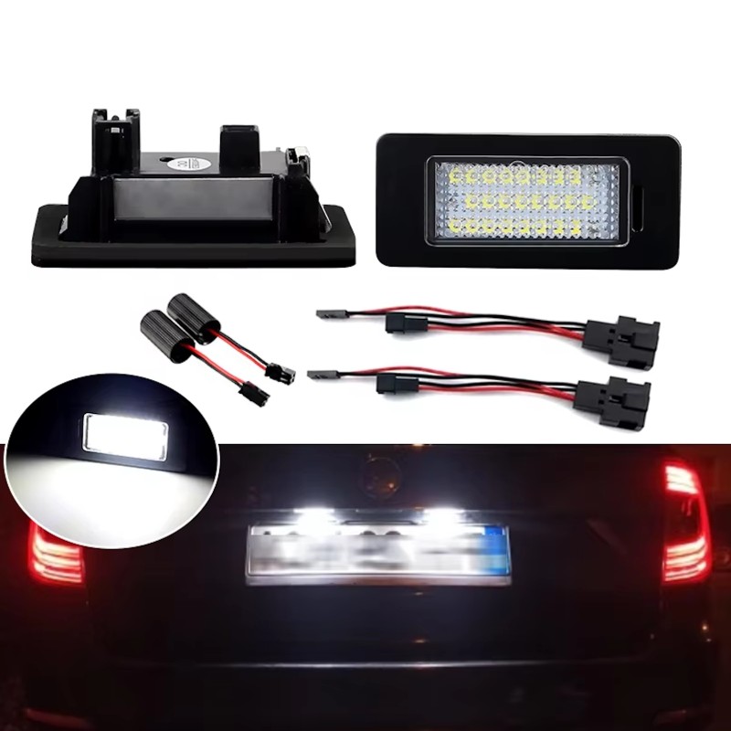 Plafoniere LED Luci Targa per Skoda Yeti Restyiling Specifico Serie Top Canbus