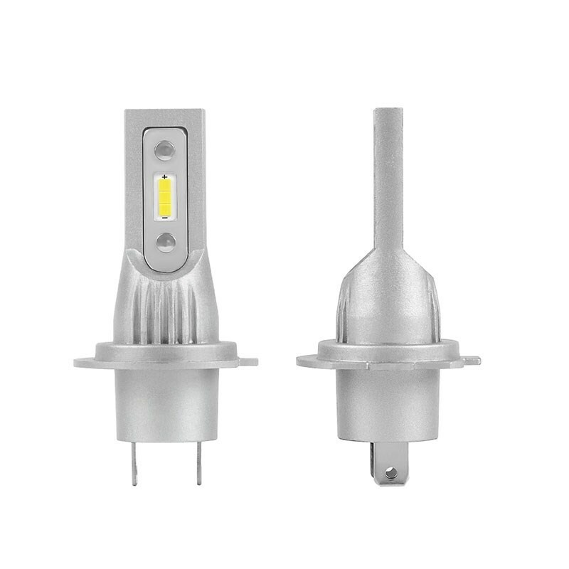 Bombillas LED H7 cortas Canbus 6000k Disipación pasiva