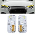 Yellow LED Module Left and Right for Audi A3 S3 8V Sportback Compatible with Valeo