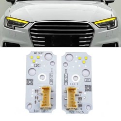 Modulo LED Giallo Destro e Sinistro per Audi A3 S3 8V Sportback Compatibili Valeo