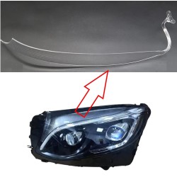 Guía de luz de tubo de repuesto para la luz diurna (DRL) derecha de policarbonato con fibra óptica del Mercedes-Benz GLC W253