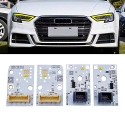Yellow LED Module Right and Left for Audi A3 S3 8V Sportback Full LED Headlight Compatible with Valeo