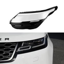 Cubierta de plexiglás con lente de policarbonato para el faro izquierdo del Land Rover Velar