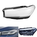 Polycarbonate Left Headlight Glass Lens Cover for BMW 5 Series G30 G31 G38 Plexiglass