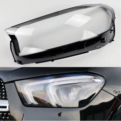 Cubierta de plexiglás con lente de policarbonato para faro izquierdo del Mercedes-Benz GLE W167