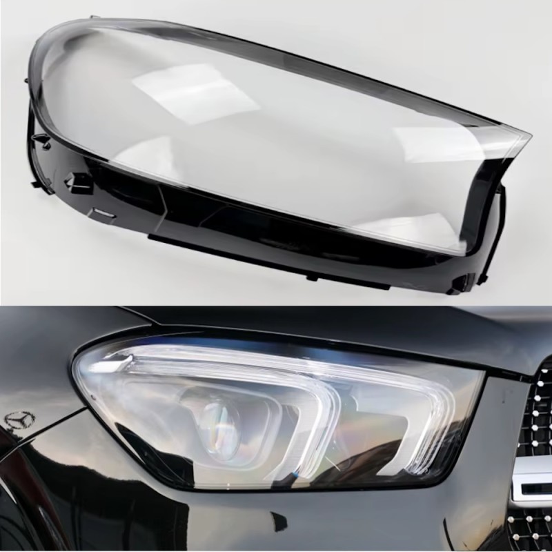 Cubierta de plexiglás con lente de policarbonato para faro derecho del Mercedes-Benz GLE W167